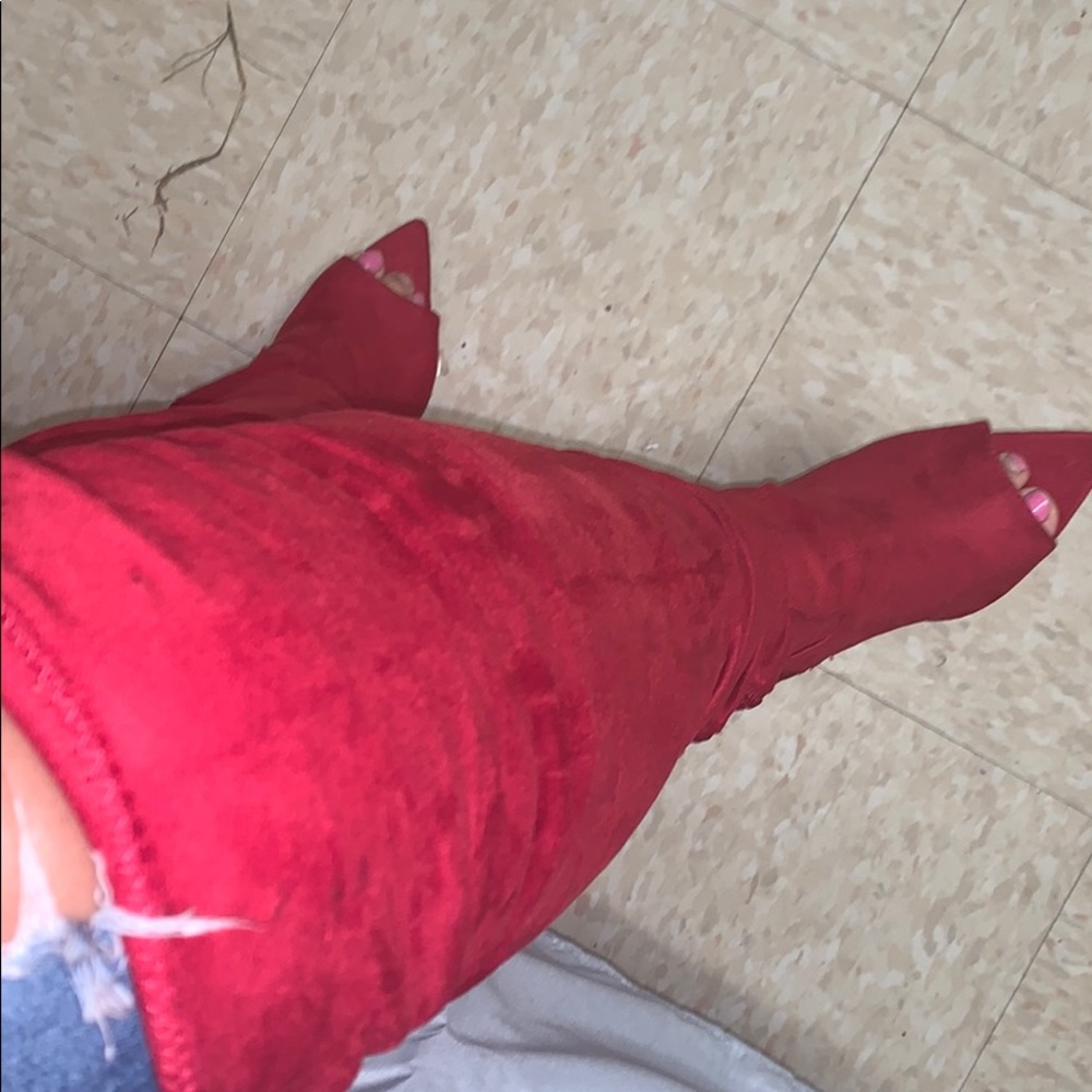 Red boots